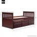 Merax Captain’s Bed with Trundle Bed and Drawers Twin (Espresso) - B07DGD63CQ