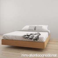 Nordik 346005 Queen Size Platform Bed  Natural Maple - B0196XEI6S