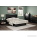 South Shore Gramercy Full/Queen Platform Bed (54/60'') with Drawers Pure Black - B071W9KGBP