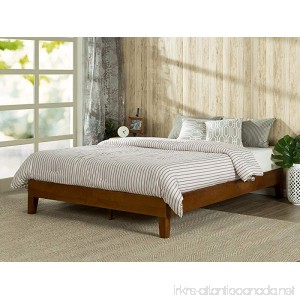 Zinus 12 Inch Deluxe Wood Platform Bed/No Boxspring Needed/Wood Slat support/Cherry Finish Queen - B01N8WQIPR