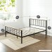Zinus Contemporary Metal and Wood Platform Bed Queen - B06XGDQ9FN