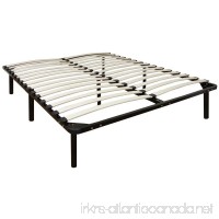 Classic Brands Europa Wood Slat and Metal Platform Bed Frame | Mattress Foundation  Full - B00R465F94