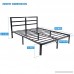 Eagole 14 Tall Metal Slat 3S Bed Frame Platform Bed No Box Spring Needed Full - B078M4KXDZ