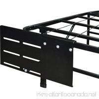 Flex Form Raised Platform Bed Frame Accessory: Universal Headboard/Footboard Brackets  Black  Set of 2 - B007B8RJC6