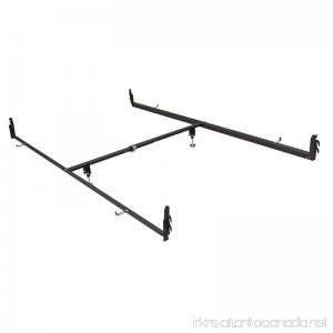 Glideaway DRCV1L Bed Rail System - Adjustable Steel Drop Rail Kit to Convert Full Size Beds to Fit Queen Size Mattresses - Suitable For Antique Beds - Hook-in Attachments - B009M2V8Q2