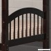 Harper&Bright Designs Twin-Over-Twin Solid Wood Bunk Bed (Espresso) - B07DVX2KXF