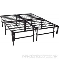 MALOUF STRUCTURES HIGHRISE Foldable Bed Frame & Mattress Foundation - 18 Deluxe Height - Queen Size - B00S056GYG