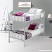 Mecor Twin over Twin Metal Removable Bunk Beds Frame Kids/Adult Children Bedroom Furniture with Ladder (Silver-Convertible) - B07B23HHB5