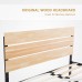 Mecor Wood Metal Platform Bed Frame Full Size with Wooden Headboard/Solid Slats/Reinforced Steel Frame Black/Full - B07FSGHLB9