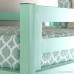 New Premium Deluxe Twin Metal Loft Bed in Mint Color - B079C53VW2