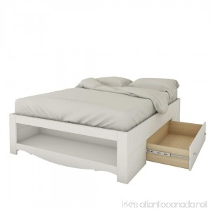 Nexera 318403 1-Drawer Full Size Storage Bed White - B00LX91RZY