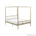 Novogratz 4195239N Marion Canopy Bed Queen Gold - B07D1BQZFG