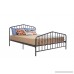 Novogratz Bushwick Metal Bed Modern Design Queen Size - Grey - B01LA7BWZS