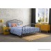 Novogratz Bushwick Metal Bed Modern Design Queen Size - Grey - B01LA7BWZS