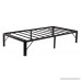 Olee Sleep 14 Inch Dura Metal Steel Slate Bed Frame - T2000 Twin XL 14BF08X - B073V36ZYZ