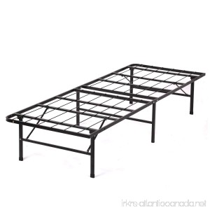 PayLessHere Bed Frame Bi-Fold Twin Folding Platform Metal Bed Frame Mattress Foundation - B0747PKQHJ