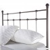 Dexter Metal Headboard with Decorative Castings and Globe Finials Hammered Brown Queen - B002HWRDO0