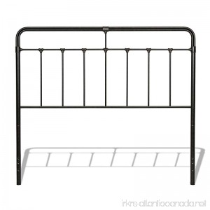 Fashion Bed Group Fairfield Metal Headboard with Spindles and Castings Dark Roast Finish Queen - B00BQ0ZD96
