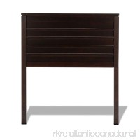 Fashion Bed Group Uptown Wooden Headboard Panel with Horizontal Board Design  Espresso Finish  Twin - B00HBWTE02