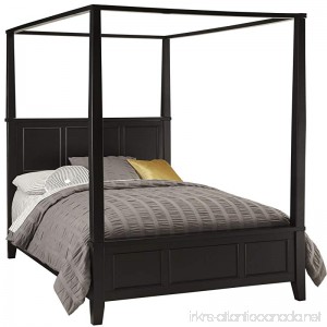 Home Styles Bedford Canopy Bed King Black - B00B2Z5IKO
