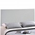 Modway Region Upholstered Linen Headboard Full Size In Sky Gray - B00OIQHYX8