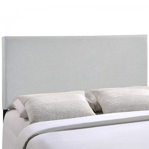 Modway Region Upholstered Linen Headboard Full Size In Sky Gray - B00OIQHYX8