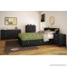 South Shore Furniture 54'' Karma Bookcase Headboard Full Pure Black - B00H24F3CM