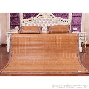 Bamboo Products Double-sided Folding Bamboo Mat Carbonized Water Mill Mat 1.5m Mat ZXCV (Size : 1.351.95m) - B07FD42W3B