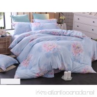 BEIRU European Spring And Summer Double-sided Sky Silk Four-piece 1.5 1.8m Ice Silk Bedding Sheets Bed Cover Summer Suite ZXCV (Color : 3  Size : 220240cm) - B07FJPDGTV